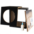 Monter basskasse-kit, umontert portet 1x10" basskasse fra Auto-Connect