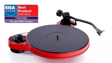 Pro-Ject RPM 3 Carbon utan pickup, röd