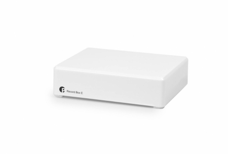Pro-Ject Record Box E RIAA-steg med USB-utgång, vit i gruppen Lyd til hjemmet / Forsterkere / RIAA-forsterker hos BRL Electronics (10203010013W)