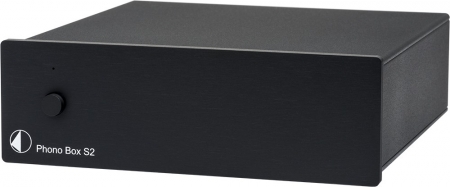 Pro-Ject Phono Box S2, RIAA-steg svart i gruppen Lyd til hjemmet / Tilbehør / Platespillertilbehør hos BRL Electronics (10203010029)