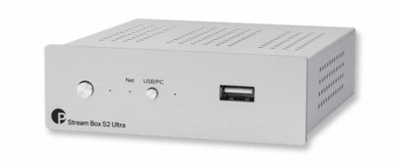 Pro-Ject Stream Box S2 Ultra nätverks-ljudbrygga, silver i gruppen Lyd til hjemmet / Hifi / CD-spillere hos BRL Electronics (10203010038)