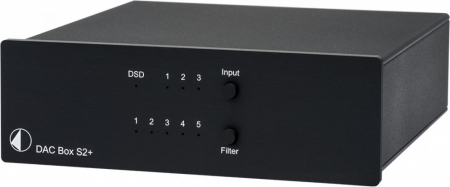Pro-Ject Dac Box S2 Plus, svart i gruppen Lyd til hjemmet / Hifi / DAC hos BRL Electronics (10203010045)