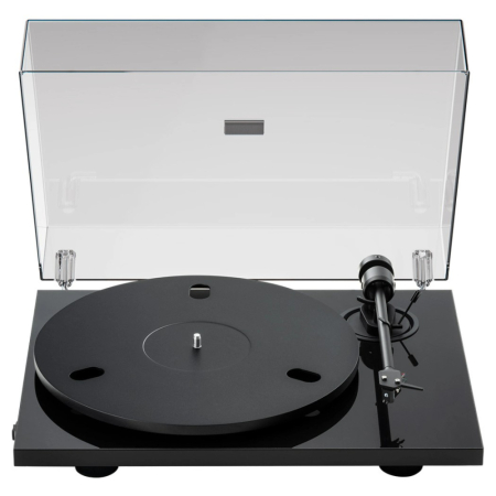 Pro-Ject E1.2 med Pick It MM E-pickup, pianolakk svart i gruppen Lyd til hjemmet / Hifi / Platespillere hos BRL (102060989)