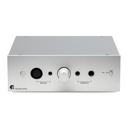 Pro-Ject Head Box DS3 B, balansert hodetelefonforsterker, sølv i gruppen Lyd til hjemmet / Hodetelefoner / Hodetelefonforsterker hos BRL (102HEADBOXDS3S)
