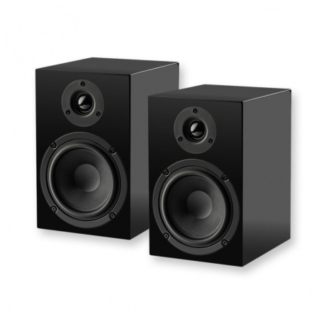 Pro-Ject Speaker Box 5 E, stativhøyttalere, par, svart i gruppen Lyd til hjemmet / Høyttalere / Stativhøyttaler hos BRL (102SB5EB)