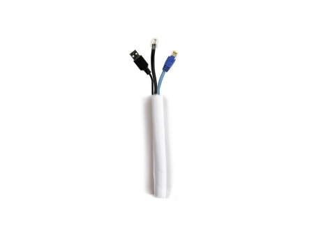 Selvstengende kabelstrømpe hvit i gruppen Billyd / Tilbehør / Monteringstilbehør hos BRL Electronics (116CABLESOCKWH)