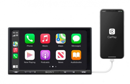 Sony XAV-AX5650, bilstereo med Apple CarPlay och Android Auto i gruppen Billyd / Bilstereo / 2-din spiller hos BRL (120XAVAX5650)
