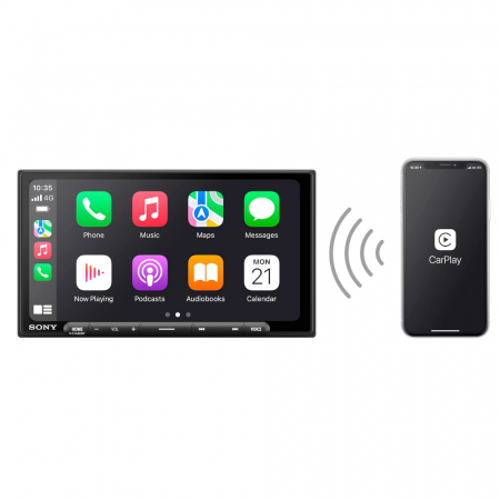 Sony XAV-AX6050, bilstereo med trådlös CarPlay och Android Auto i gruppen Billyd / Bilstereo / 2-din spiller hos BRL Electronics (120XAVAX6050)