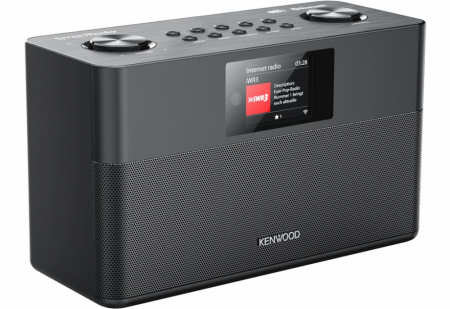 Kenwood CR-ST100S-B, svart radio med Wi-Fi, Spotify Connect, DAB+ & mer i gruppen Lyd til hjemmet / Høyttalere / WiFi-høyttaler hos BRL Electronics (121CRST100SB)