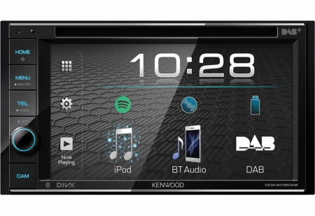 Kenwood DDX-4019DAB, bilstereo med DAB+, Bluetooth och 3 par lågnivå i gruppen Billyd / Bilstereo / 2-din spiller hos BRL Electronics (121DDX4019DAB)