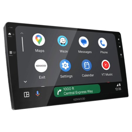 Kenwood DMX80AXS, 9 tommers bilstereo med trådløs Android Auto/CarPlay i gruppen Nyheter hos BRL (121DMX80AXS)