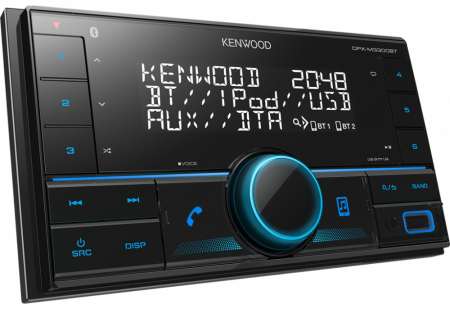 Kenwood DPX-M3300BT, bilstereo med Bluetooth, AUX och USB i gruppen Billyd / Bilstereo / 2-din spiller hos BRL Electronics (121DPXM3300BT)