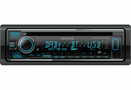 Kenwood KDC-BT760DAB, bilstereo med Bluetooth och DAB+ i gruppen Billyd / Bilstereo / 1-din spiller hos BRL Electronics (121KDCBT760DAB)