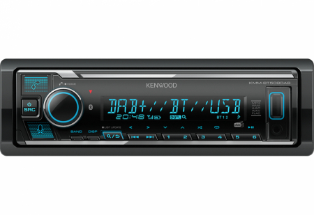 Kenwood KMM-BT508DAB, bilstereo med Bluetooth, DAB+ og 2 par lavt nivå i gruppen Billyd / Bilstereo / 1-din spiller hos BRL Electronics (121KMMBT508DAB)