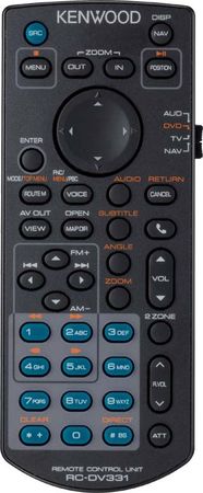 Fjernkontroll Kenwood KNA-RCDV331 i gruppen Billyd / Tilbehør / Bilstereotilbehør hos BRL Electronics (121KNARCDV331)