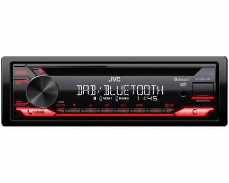 JVC KD-DB622BT, bilstereo med Bluetooth, CD og DAB+ i gruppen Billyd / Bilstereo / 1-din spiller hos BRL Electronics (130KDDB622BT)
