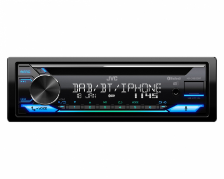 JVC KD-DB922BT, bilstereo med Bluetooth och DAB+ i gruppen Billyd / Bilstereo / 1-din spiller hos BRL Electronics (130KDDB922BT)