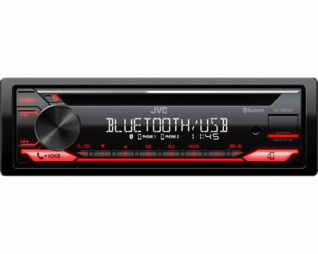 JVC KD-T822BT, bilstereo med Bluetooth, CD-spelare, AUX och USB i gruppen Billyd / Bilstereo / 1-din spiller hos BRL Electronics (130KDT822BT)