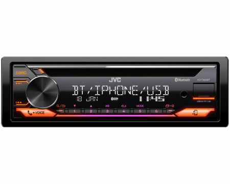 JVC KD-T922BT, bilstereo med Bluetooth og handsfree i gruppen Billjud / Bilstereo / Enkeldin hos BRL Electronics (130KDT922BT)