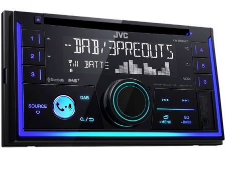 JVC KW-DB93BT, bilstereo med DAB og Bluetooth i gruppen Billyd / Bilstereo / 2-din spiller hos BRL Electronics (130KWDB93BT)