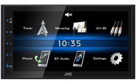 JVC KW-M25BT, bilstereo med Bluetooth og USB i gruppen Billyd / Bilstereo / 2-din spiller hos BRL Electronics (130KWM25BT)