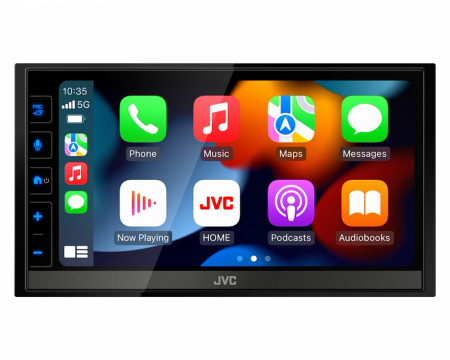 JVC KW-M785DBW, bilstereo med trådløs CarPlay og Android Auto i gruppen Billyd / Bilstereo / 2-din spiller hos BRL Electronics (130KWM785DBW)