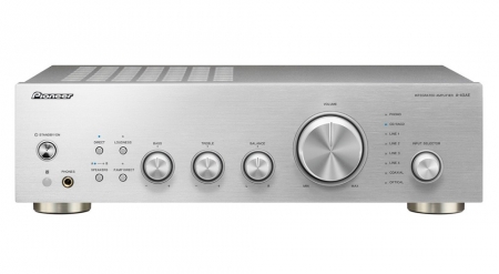 Pioneer A-40AE förstärkare med DAC, silver i gruppen Lyd til hjemmet / Forsterkere / Stereoforsterker hos BRL Electronics (135A40AES)