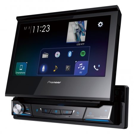 Pioneer AVH-A7100BT, bilstereo med Bluetooth, CD/DVD og 7