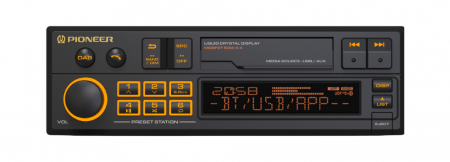 Pioneer SXT-C10PS, retrostereo med Bluetooth, DAB, USB/AUX og 3 par lavnivå i gruppen Nyheter hos BRL (135SXTC10PS)