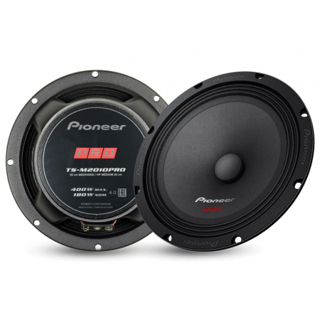 Pioneer TS-M2010PRO, 8 tommers mellomtone, par i gruppen Billyd / Bilhøyttalere / Midbasser/mellomtone / Midbass SALG hos BRL Electronics (135TSM2010PRO)