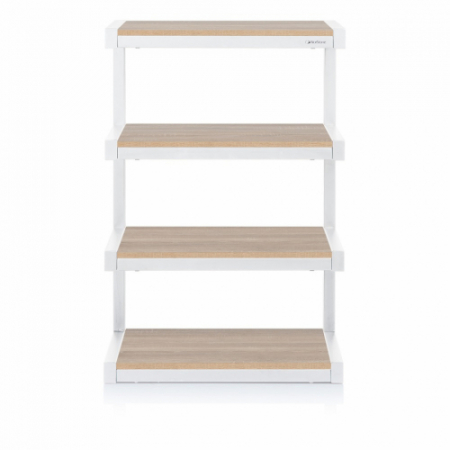 Norstone Esse Hifi, Hifi-rack vit/ek i gruppen Lyd til hjemmet / Tilbehør / HiFi & mediamøbler hos BRL Electronics (143ESSEHIFIWOK)