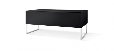 Norstone Khalm 140, TV/mediabenk pianosvart i gruppen Lyd til hjemmet / Tilbehør / HiFi & mediamøbler hos BRL Electronics (143KHALM140BK)
