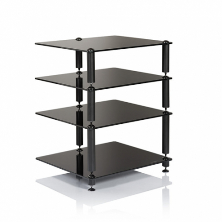 Norstone Bergen 2 mattsvart, hifi-bänk i gruppen Lyd til hjemmet / Tilbehør / HiFi & mediamøbler hos BRL Electronics (143NORBER2S)