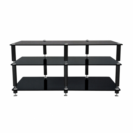 Norstone Bergen AV 2, matt svart TV/media benk i gruppen Lyd til hjemmet / Tilbehør / HiFi & mediamøbler hos BRL Electronics (143NORBERAV2S)