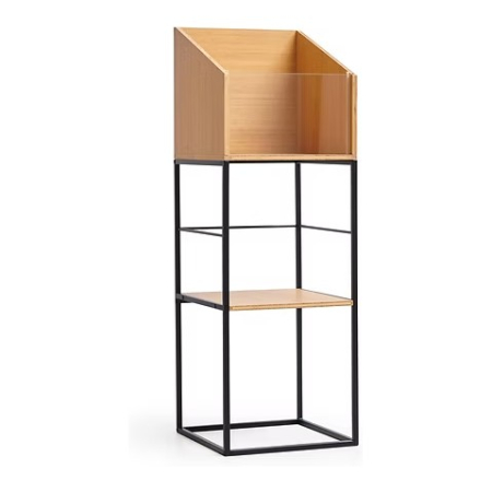 NorStone Vinyl LP Stand hylle for vinylplater i gruppen Lyd til hjemmet / Tilbehør / HiFi & mediamøbler hos BRL (143VINLPSTBKBA)