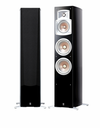 Yamaha NS-555 gulvhøyttaler, svart i gruppen Lyd til hjemmet / Høyttalere / Gulvhøyttaler hos BRL Electronics (159NS555B)