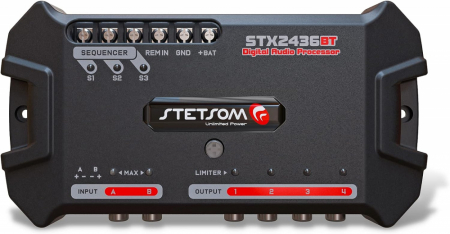 Stetsom STX2436, ljudprocessor i gruppen Billyd / Forsterker / Lydprosessorer/DSP hos BRL Electronics (160STX2436)