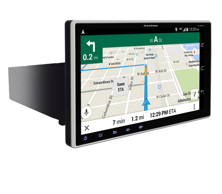 Macrom M-AN900 9-tommers bilstereo med Android 10 og Bluetooth i gruppen Billyd / Hva passer i min bil / Fiat / Ducato hos BRL Electronics (175MAN900)