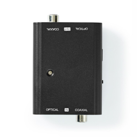 Nedis toveis optisk/koaksial lydomformer i gruppen Lyd til hjemmet / Kabler / Diverse kabler & Adapter hos BRL (176ACON2507BK)