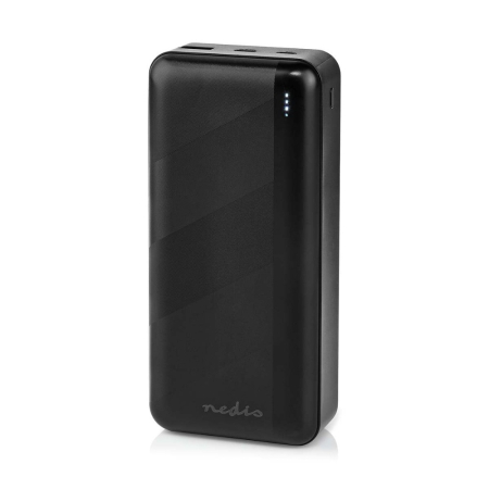 Nedis powerbank, 30 000 mAh i gruppen Lyd til hjemmet / Tilbehør / Powerbanks hos BRL (176BKPD30000BK)