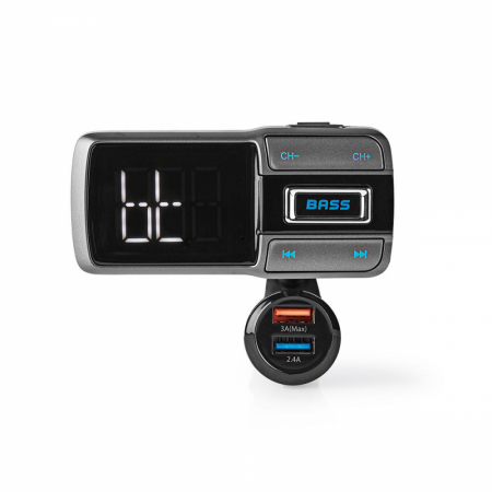 NEDIS FM-sändare för bil i gruppen Billyd / Smartphone til bilen / Bluetooth i bilen hos BRL Electronics (176CATR101BK)