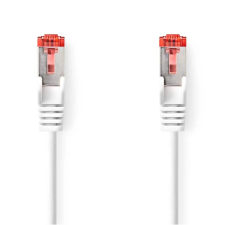 Nedis CAT6 S/FTP-nettverkskabel, hvit i gruppen Nyheter hos BRL (176CCGL85221WTr)