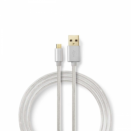 Nedis USB 2.0-kabel A-hane till Micro B-hane i gruppen Billyd / Smartphone til bilen / Tilbehør til mobilen hos BRL Electronics (176CCTB60500ALVAR)
