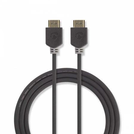 Nedis höghastighets HDMI-kabel med Ethernet, 3m