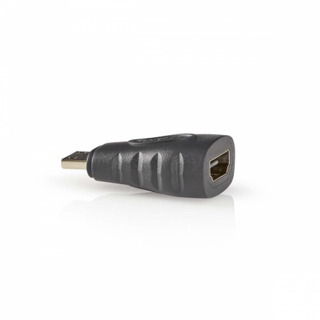 Nedis HDMI adapter, HDMI-mini hane till HDMI-A hona i gruppen Lyd til hjemmet / Kabler / Diverse kabler & Adapter hos BRL Electronics (176CVBW34906AT)