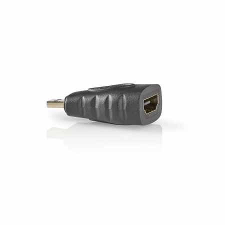 Nedis HDMI adapter, HDMI-micro hane till HDMI-A hona i gruppen Lyd til hjemmet / Kabler / Diverse kabler & Adapter hos BRL Electronics (176CVBW34907AT)