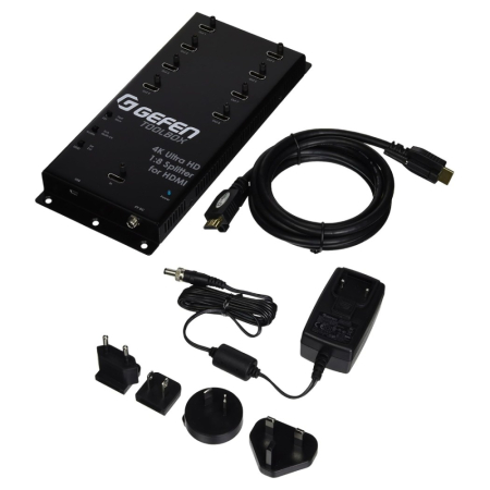 Gefen 1-til-8 HDMI-splitter med HDMI 2.0 4K-støtte, HDCP og 3D i gruppen Nyheter hos BRL (176GTBHD4K2K148CBLK)