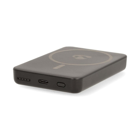 Nedis powerbank, 5 000 mAh, magnetisk trådløs lading i gruppen Lyd til hjemmet / Tilbehør / Powerbanks hos BRL (176UPBKW15W5000BK)