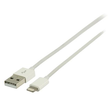 Lightning-kabel han - USB A han 1,0 m i gruppen Lyd til hjemmet / Kabler / Diverse kabler & Adapter hos BRL Electronics (176VLMP39300W100)