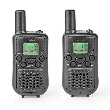 Nedis walkie-talkie-sett med 2 enheter i gruppen Lyd til hjemmet / Hifi / Radio hos BRL (176WLTK0500BK)